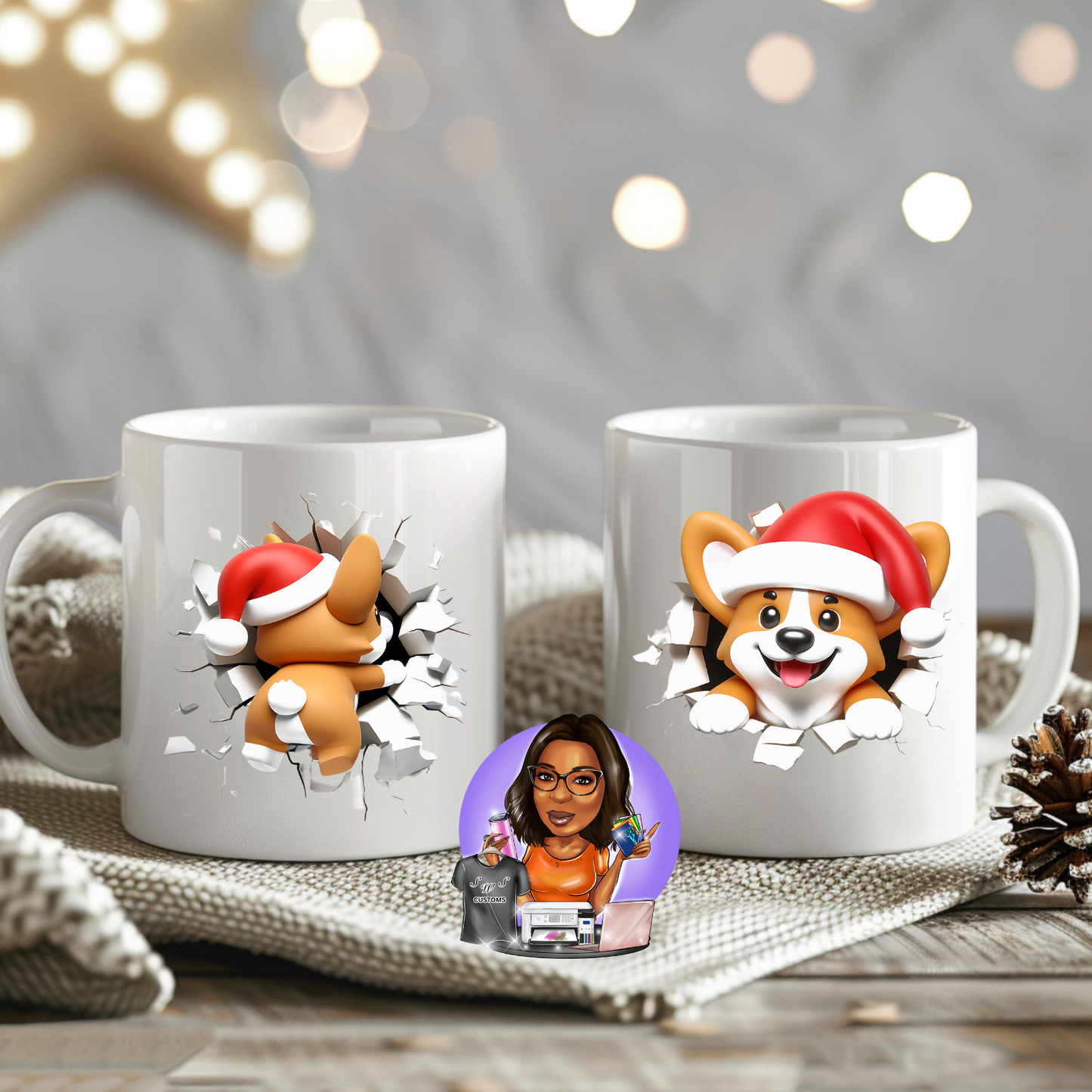 3D Holiday Mug