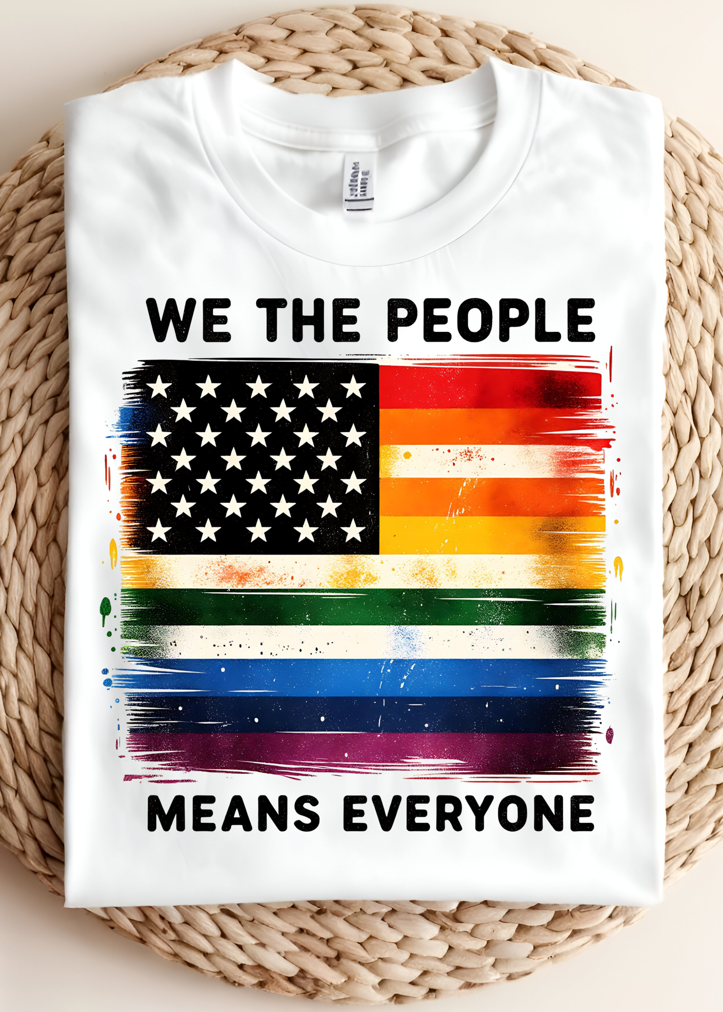 🇺🇸🌈 We The People Means Everyone Shirt