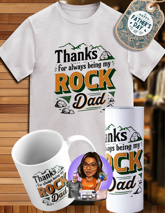 Thanks for being my Rock Dad