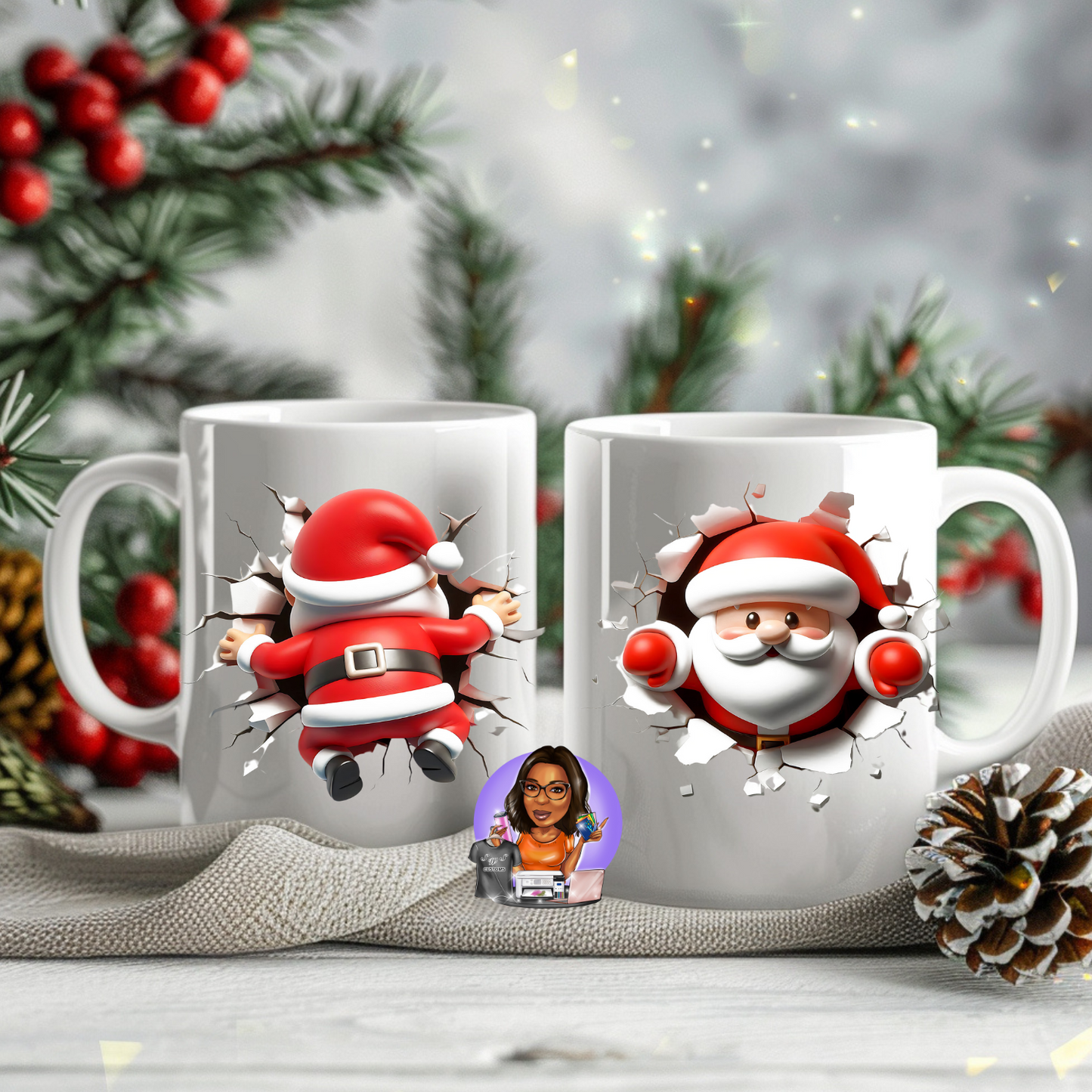 3D Holiday Mug