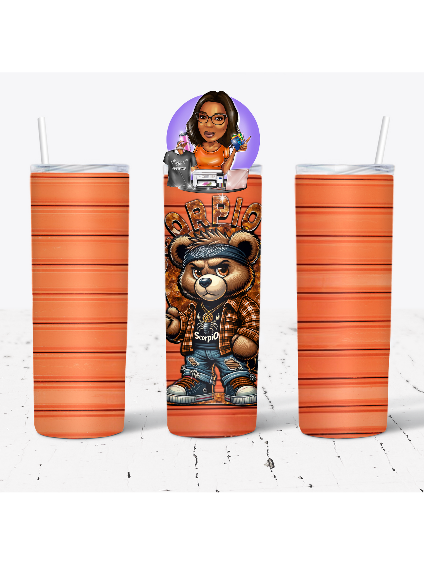 Zodiac Bear Tumbler