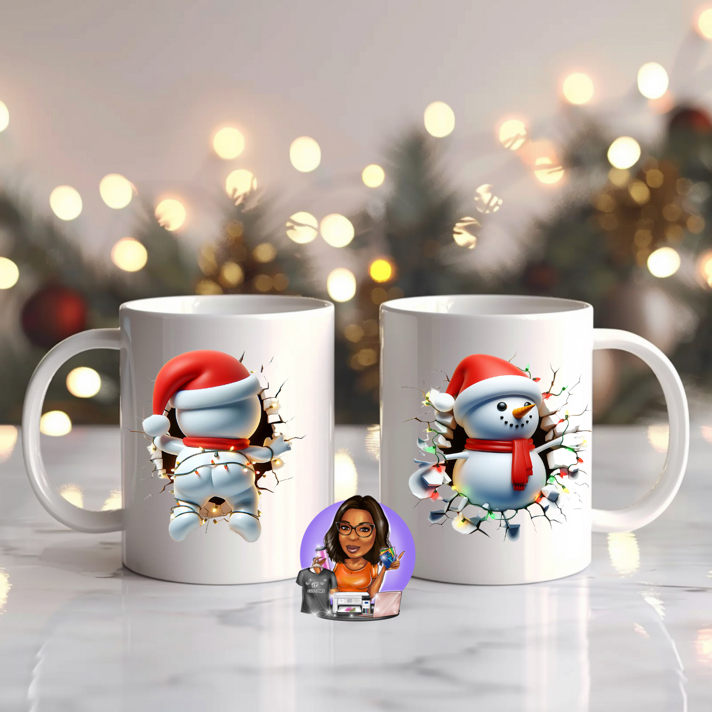 3D Holiday Mug