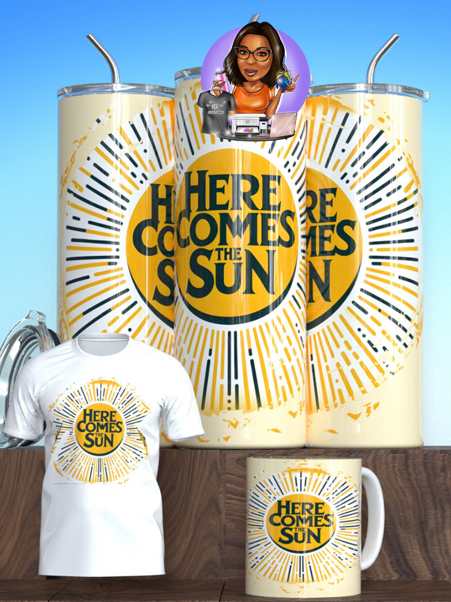 Summer Vibes Shirt/Tumbler/Mug Bundle