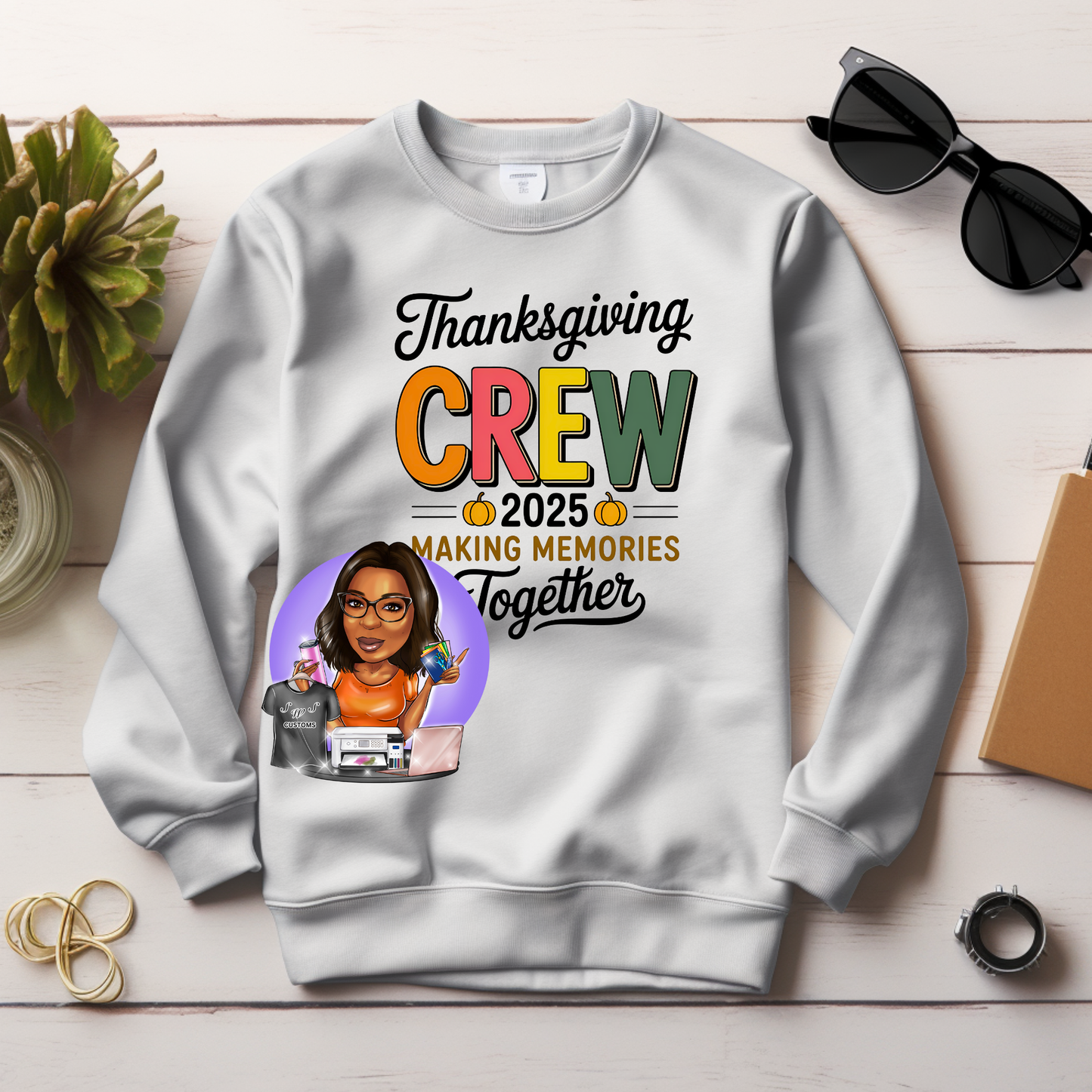 Thanksgiving Crew 2025 Family Shirt Set – Making Memories Together