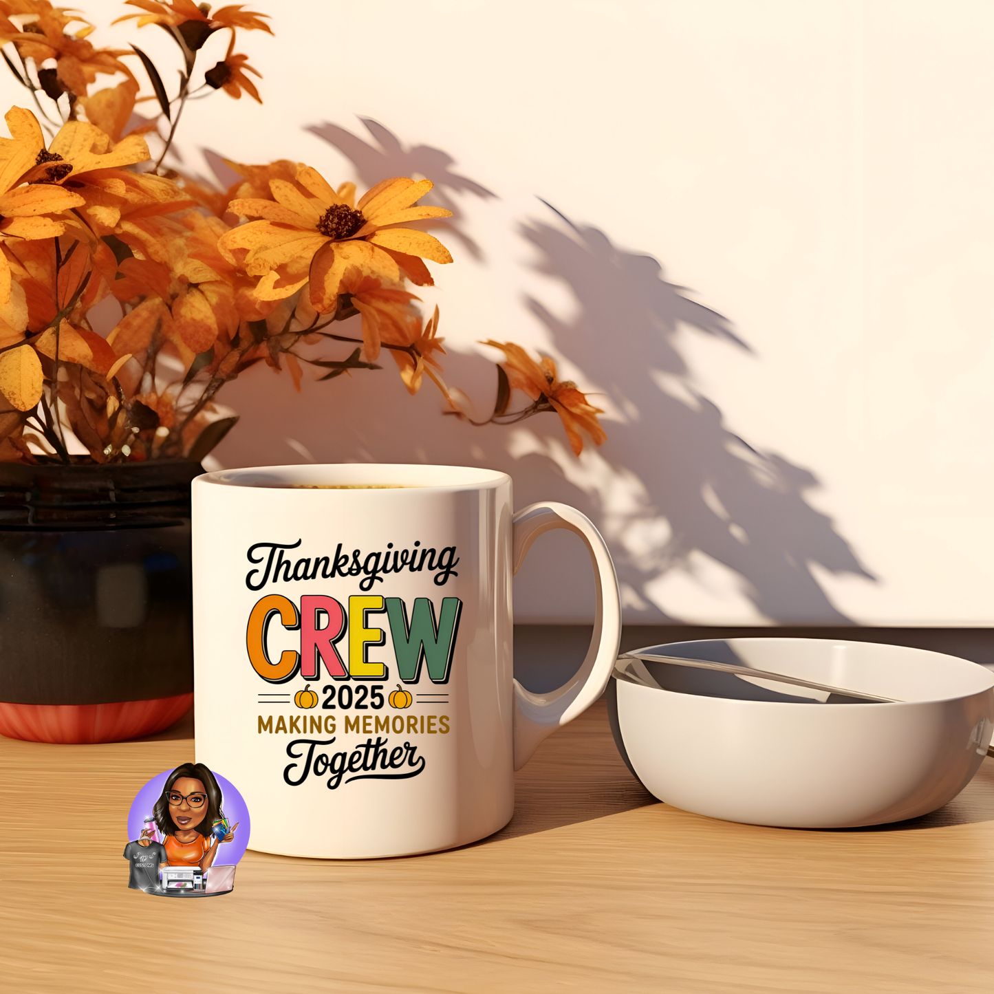 Thanksgiving Crew 2025 Mug / Tumbler – Making Memories Together