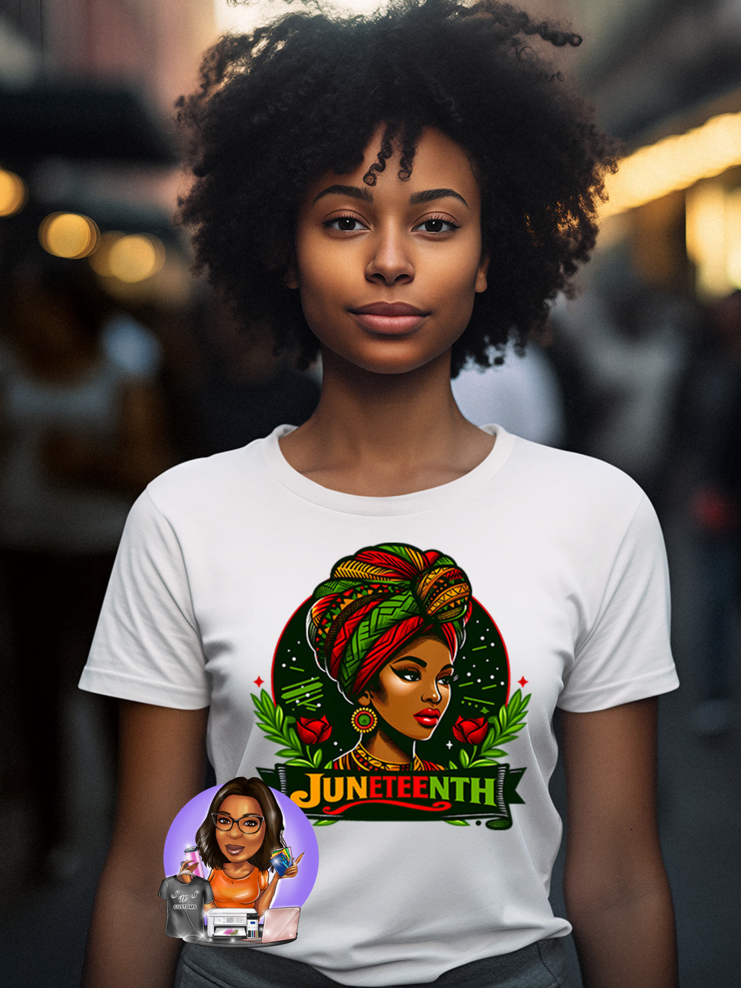 Juneteenth Head scarf Tee